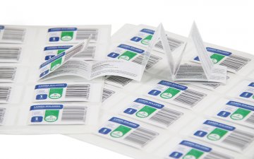 亮光防僞多層說明書貼紙印刷